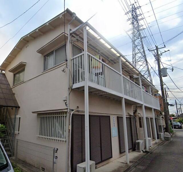 多磨駅徒歩3分 木造 府中市多磨町1丁目のアパート 外観