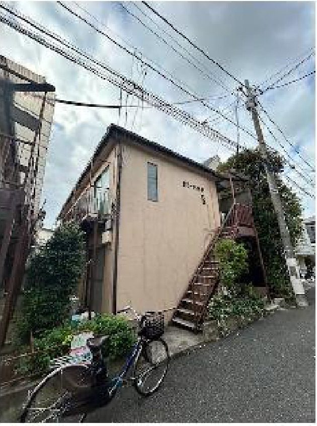 落合南長崎駅徒歩8分 木造 新宿区西落合2丁目のアパート 外観