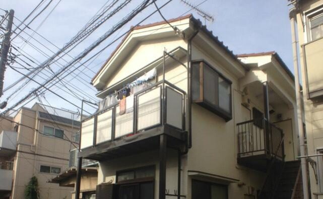 中井駅徒歩1分 木造 新宿区中井1丁目のアパート 外観