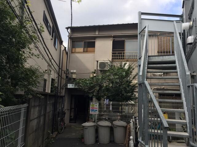 大久保駅徒歩8分 木造 新宿区北新宿3丁目のアパート 外観