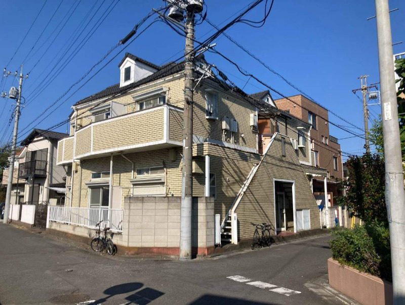 鶴瀬駅徒歩9分 木造 富士見市羽沢3丁目のアパート 外観