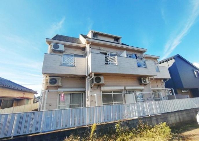 JR武蔵野線新松戸駅 木造 柏市中新宿1丁目のアパート 外観