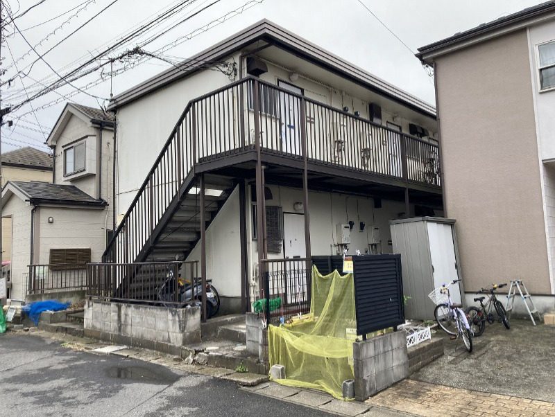 習志野駅徒歩13分 軽量鉄骨 船橋市薬円台3丁目のアパート 外観