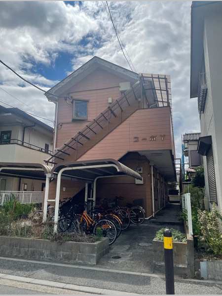京成本線京成大久保駅 鉄骨造 船橋市三山6丁目のアパート 外観
