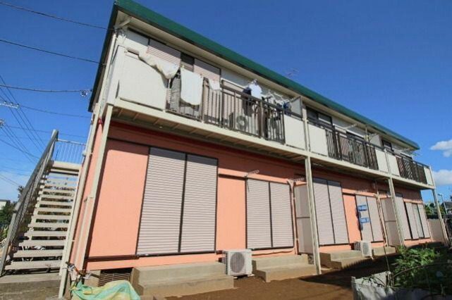 三咲駅徒歩12分 軽量鉄骨 船橋市みやぎ台2丁目のアパート 外観