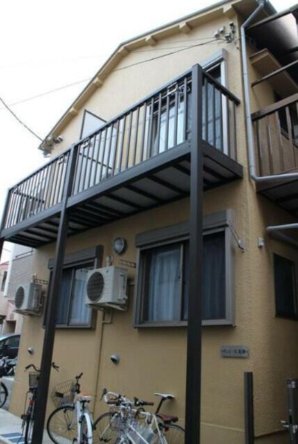 大島駅徒歩10分 木造 江東区北砂5丁目のアパート 外観
