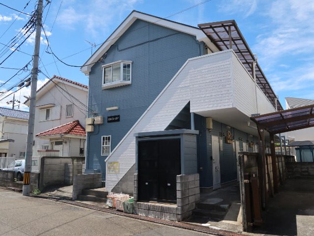 京王線高幡不動駅 木造 日野市石田1丁目のアパート 外観