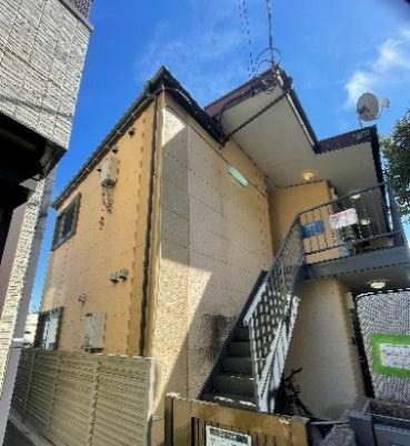 百草園駅徒歩7分 軽量鉄骨 日野市百草のアパート 外観