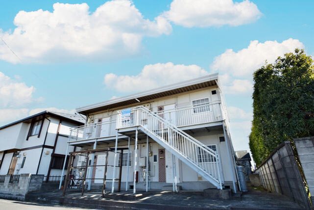 蒲生駅徒歩12分 軽量鉄骨 越谷市蒲生2丁目のアパート 外観
