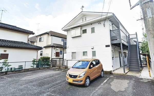 武蔵大和駅徒歩8分 木造 東大和市狭山4丁目のアパート 外観
