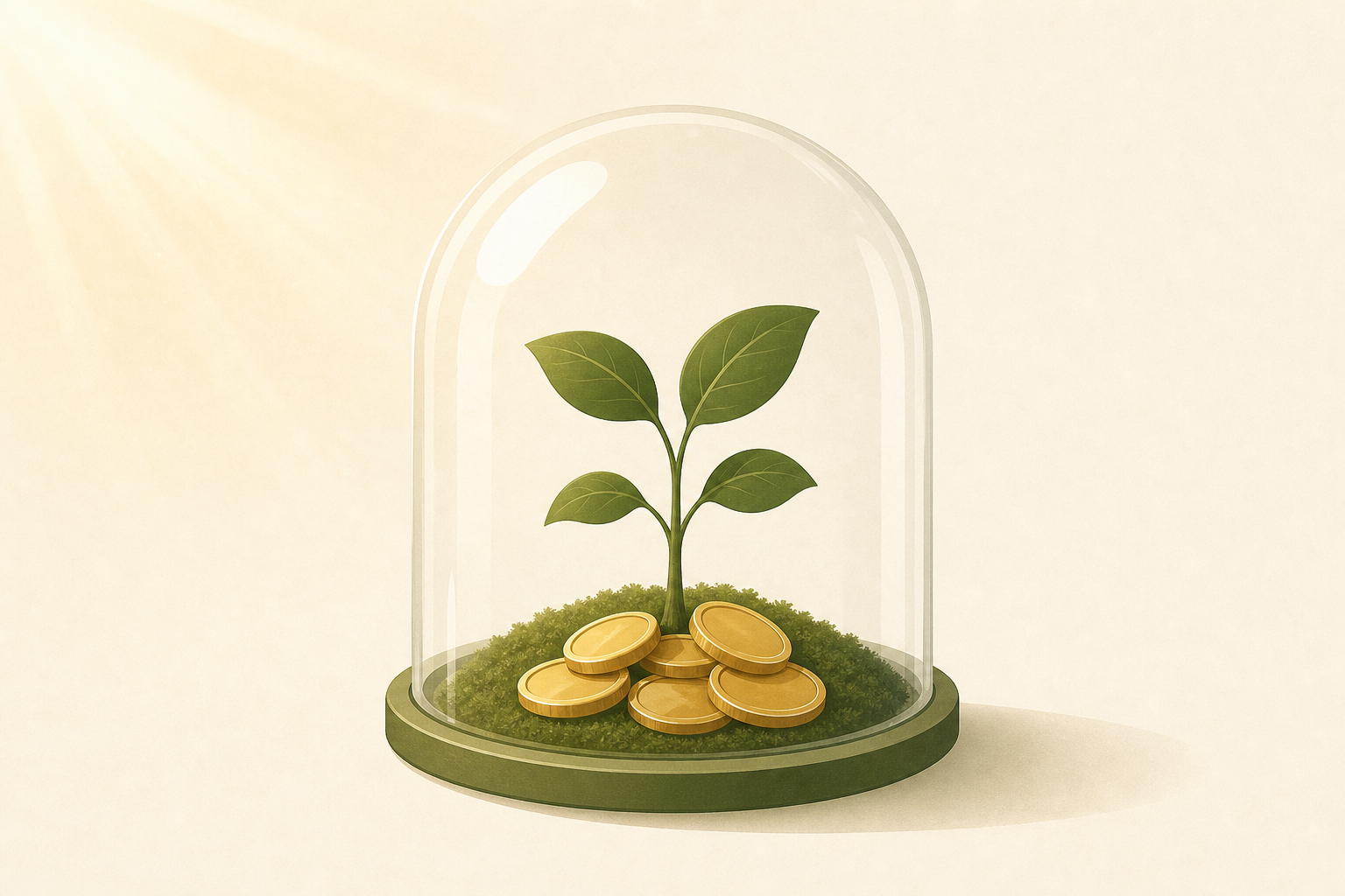 保険料が免除されても将来の年金の芽が守られるイメージ