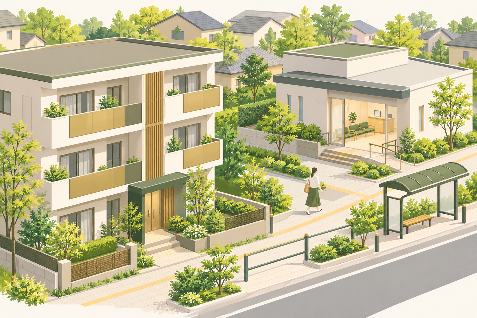 通院と暮らしやすさを考えた住まいの周辺