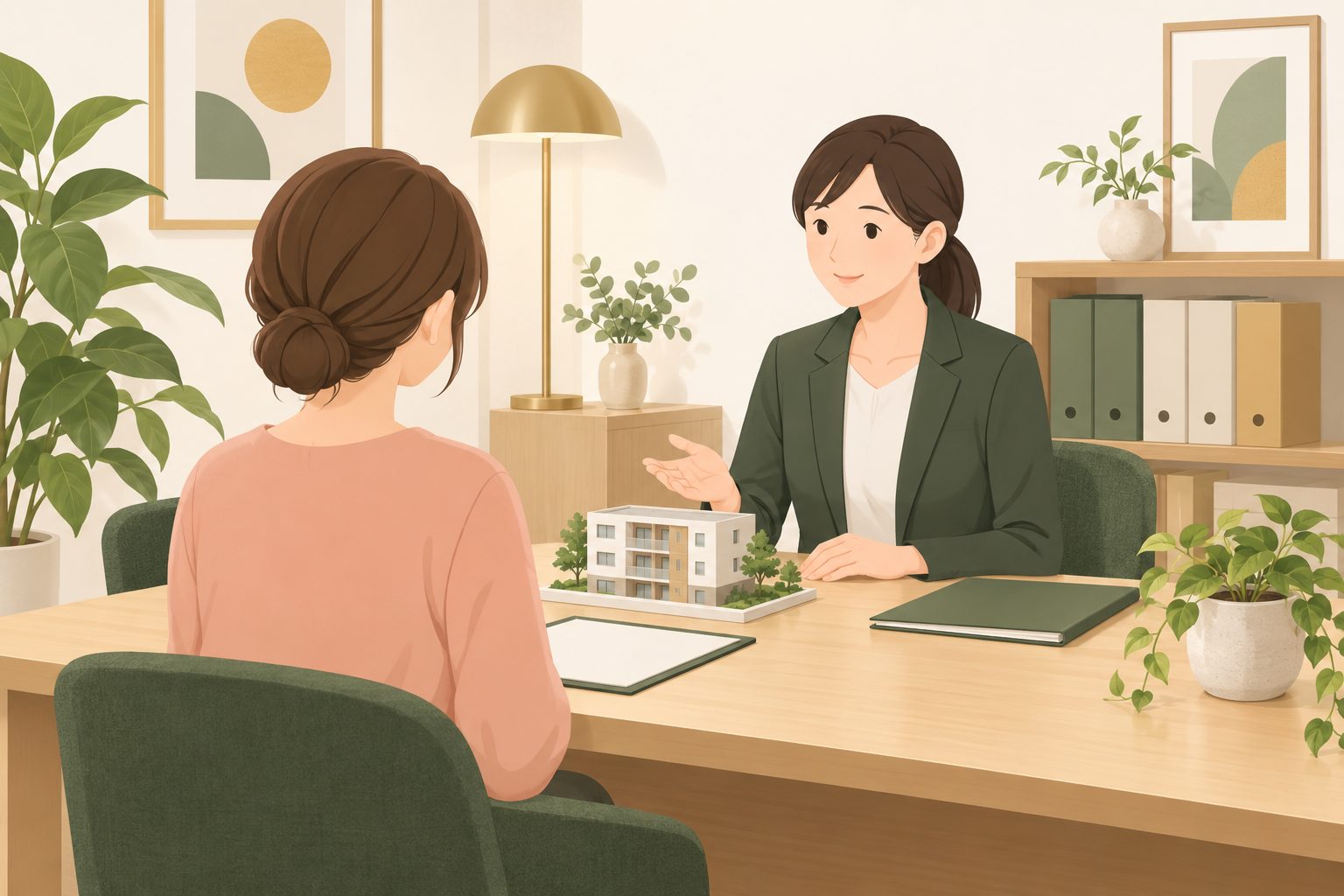 入居時に伝える内容を不動産店で相談