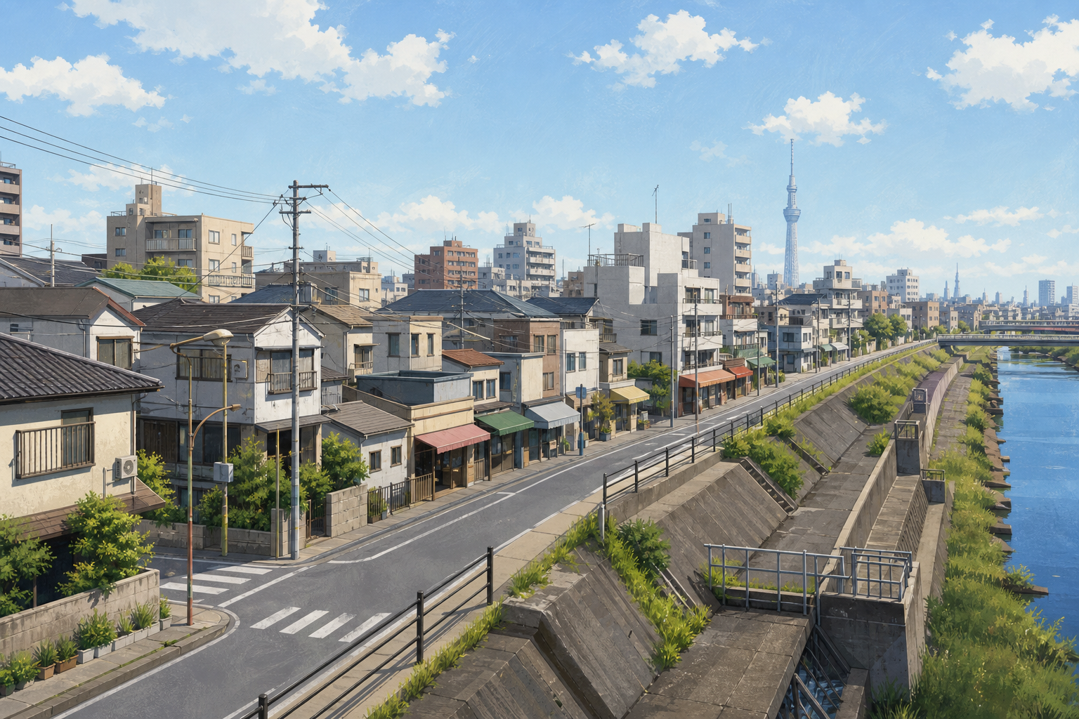 葛飾区の街並みイメージ
