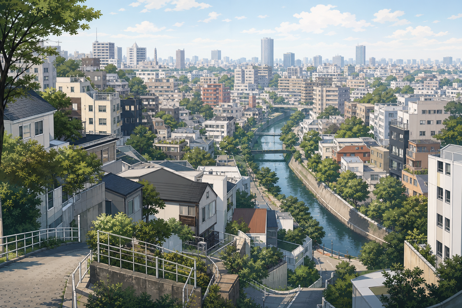 目黒区の街並みイメージ