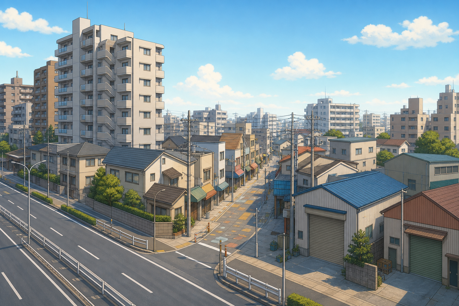 足立区の街並みイメージ