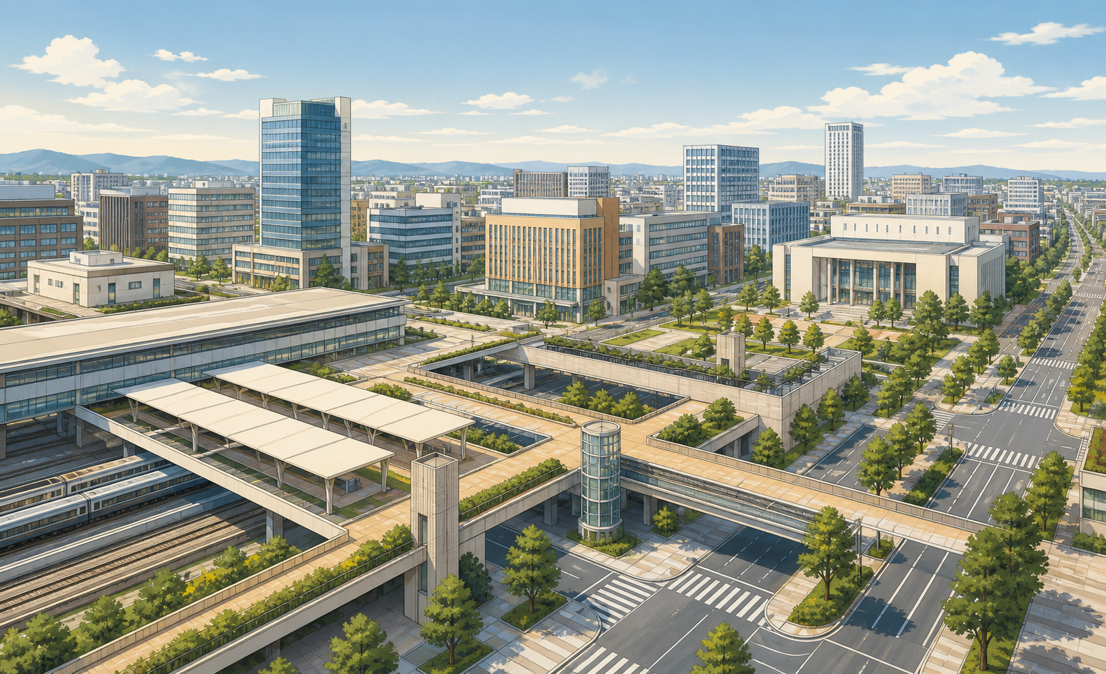 立川市の街並みイメージ