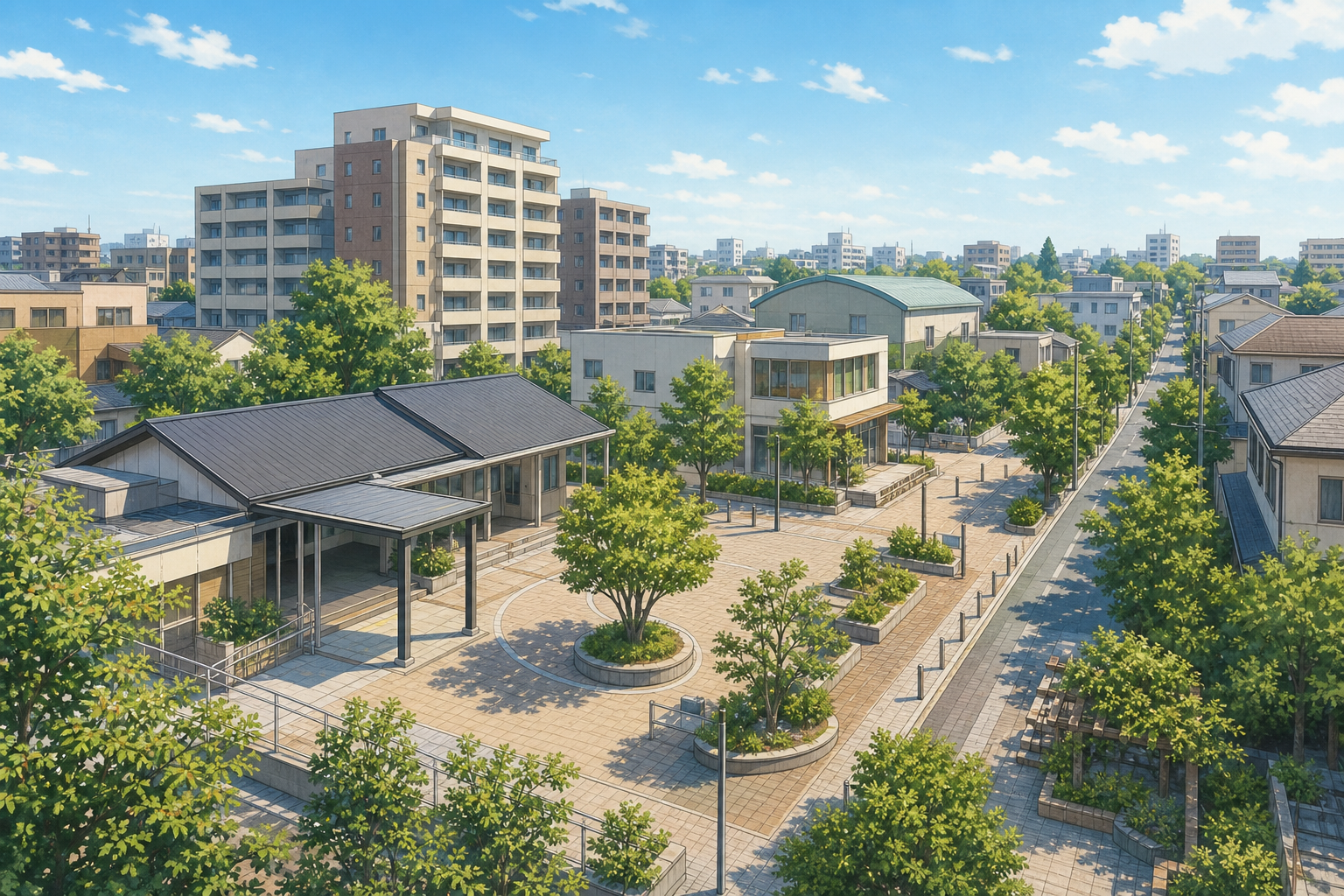 三鷹市の街並みイメージ