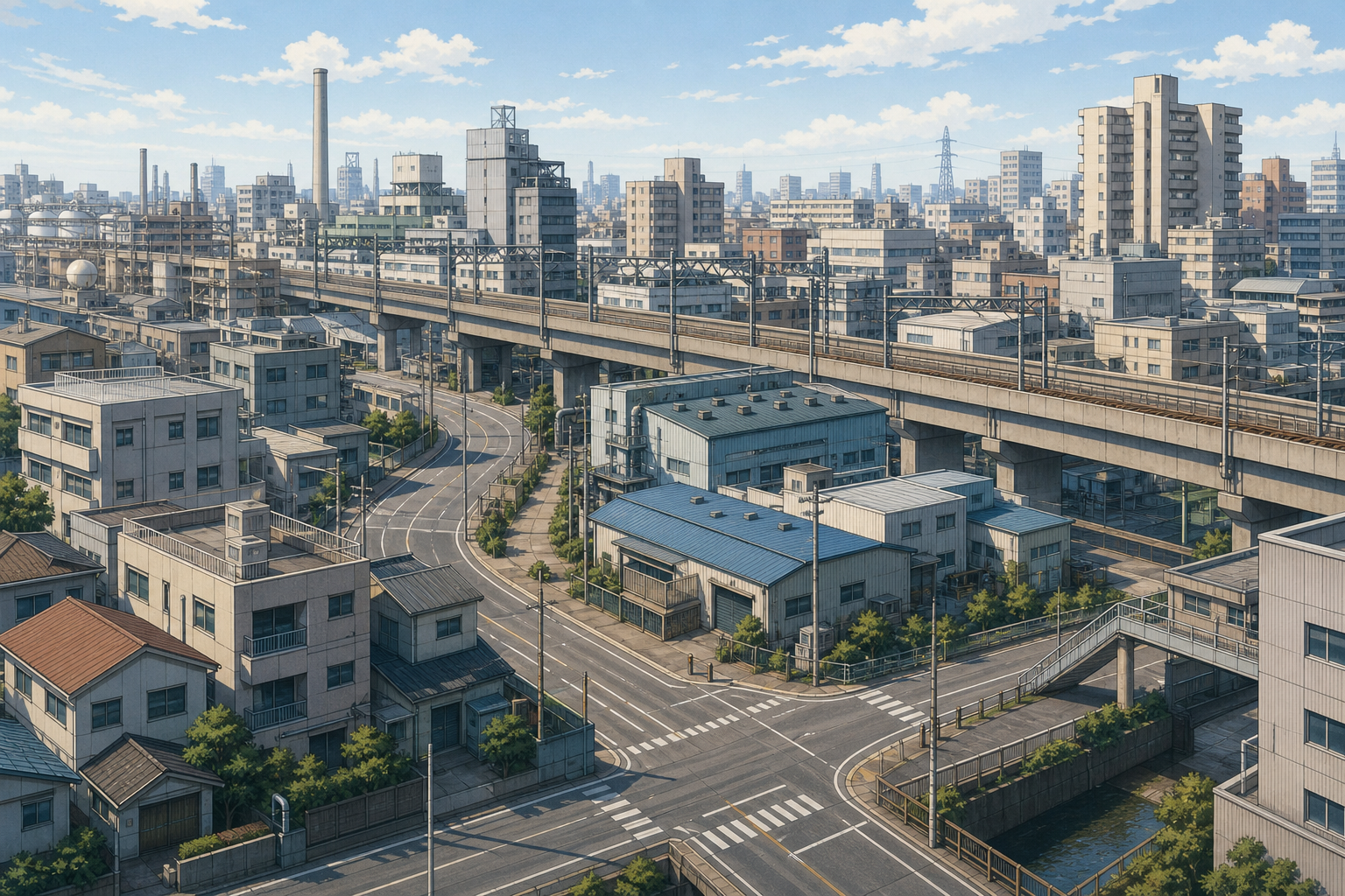 川崎市の街並みイメージ