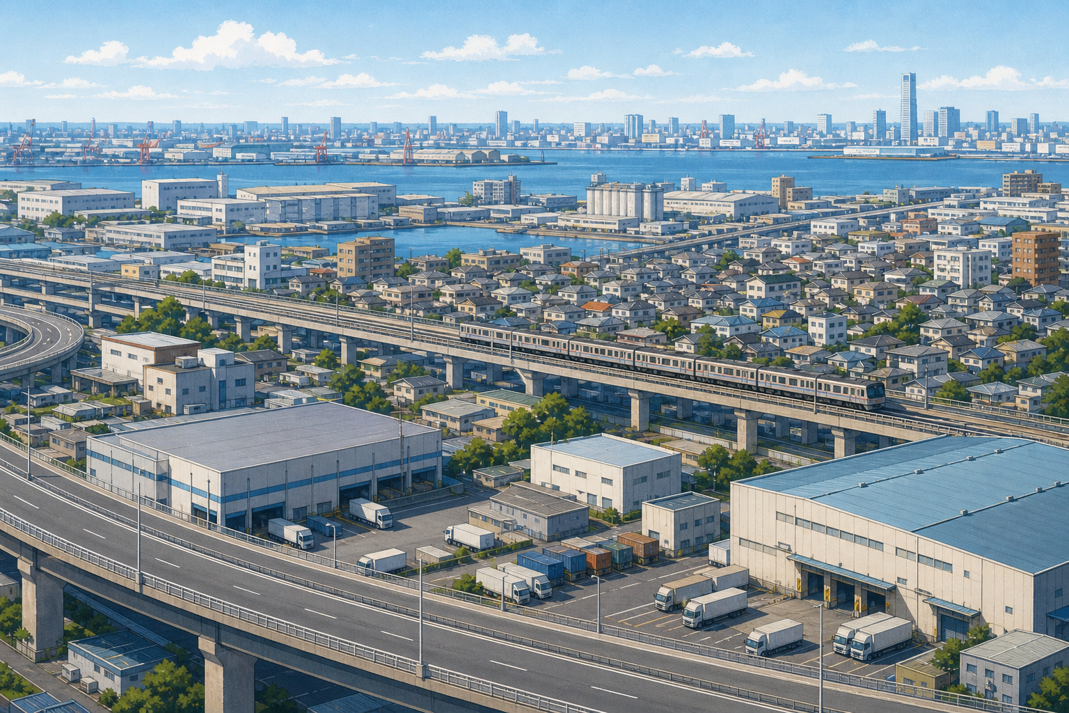 船橋市の街並みイメージ