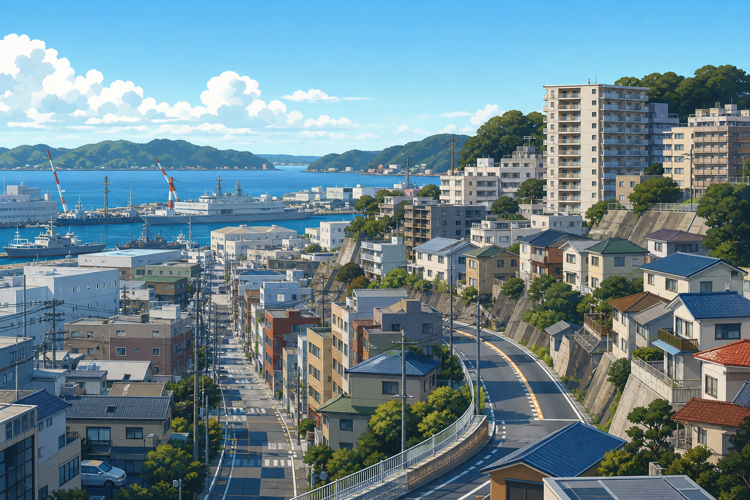 横須賀市の街並みイメージ
