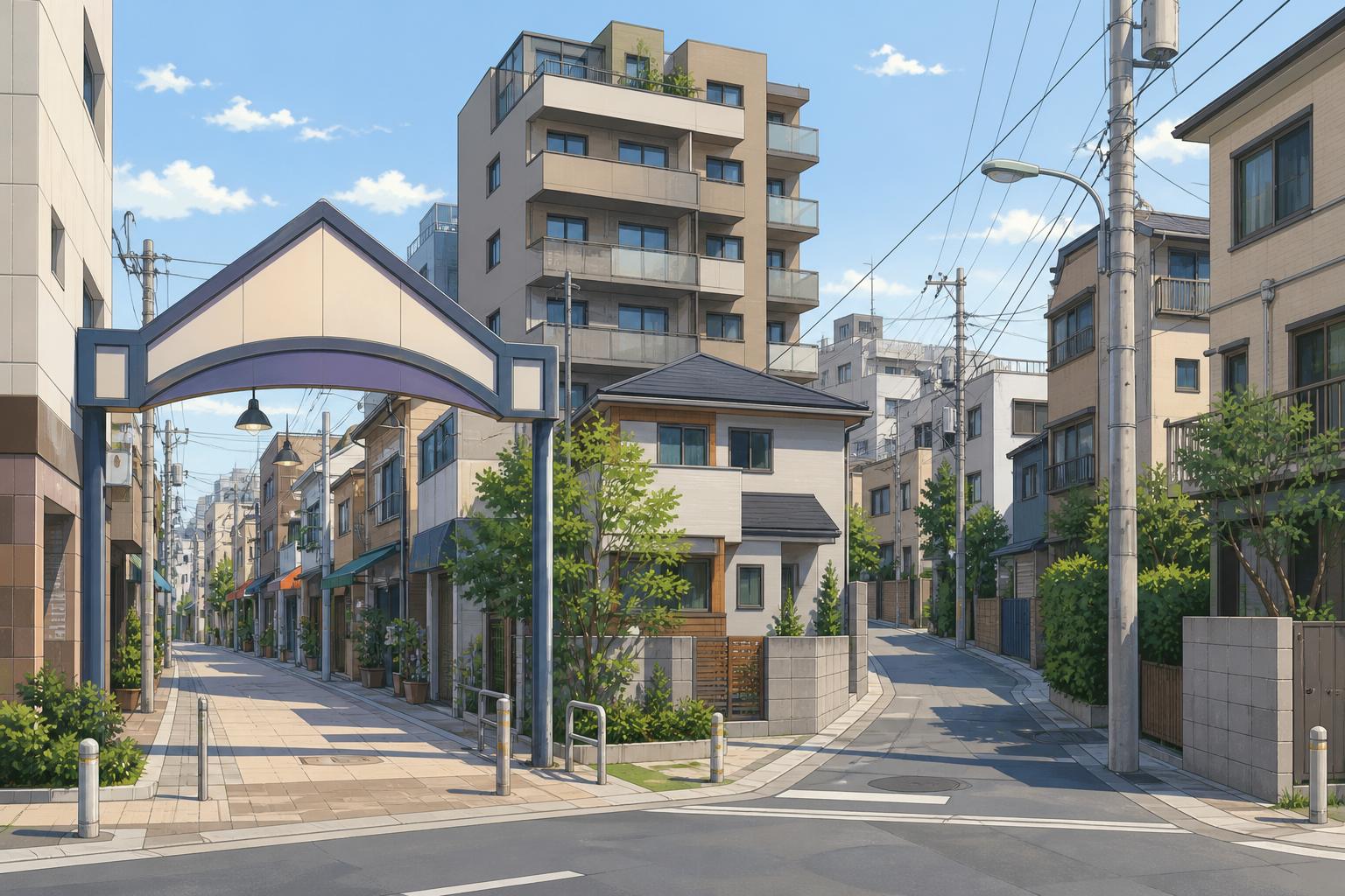 世田谷区の街並みイメージ