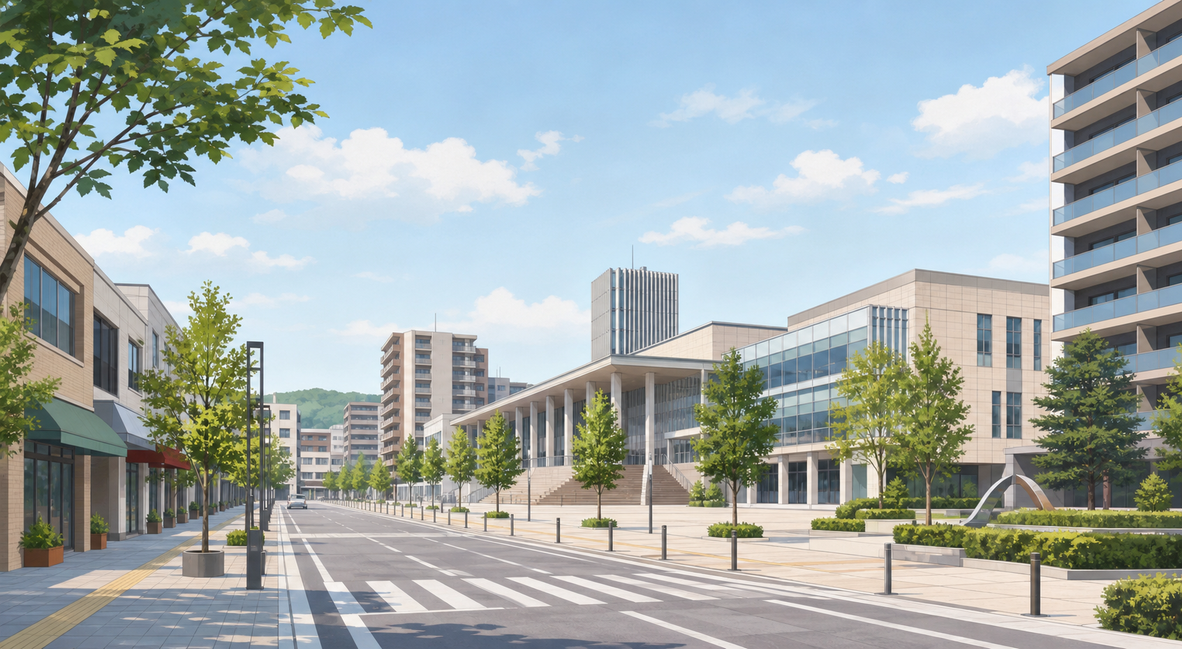 府中市の街並みイメージ