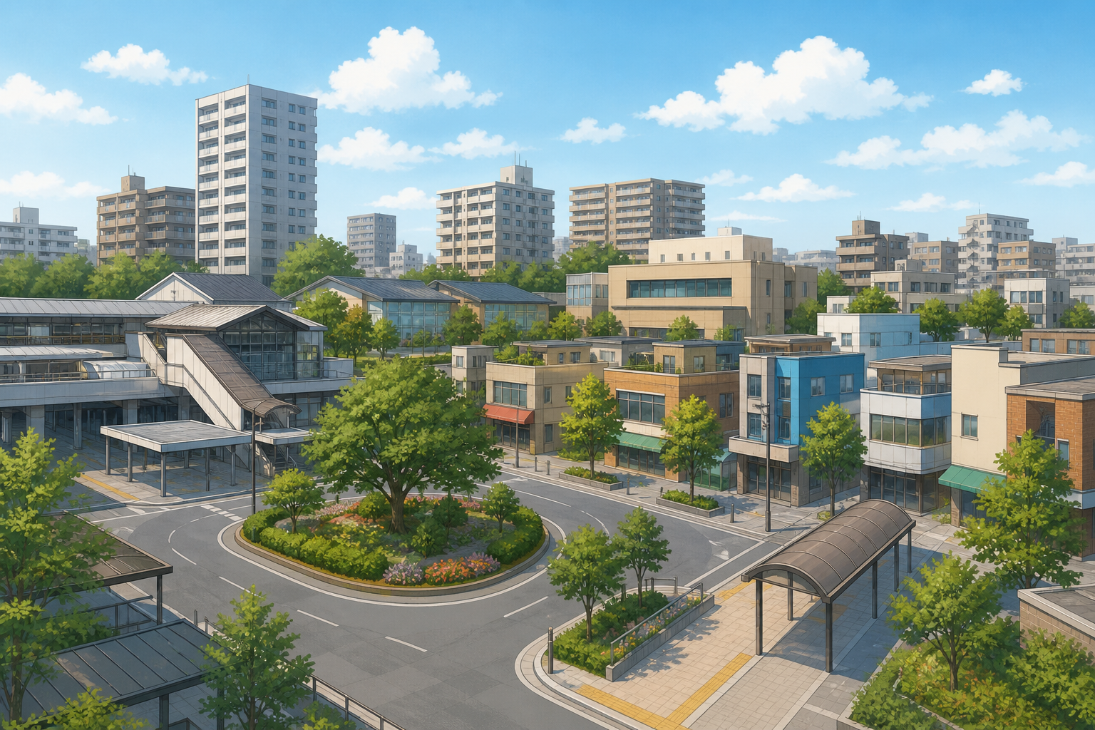 国分寺市の街並みイメージ